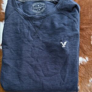 American Eagle Blue Long Sleeve Shirt